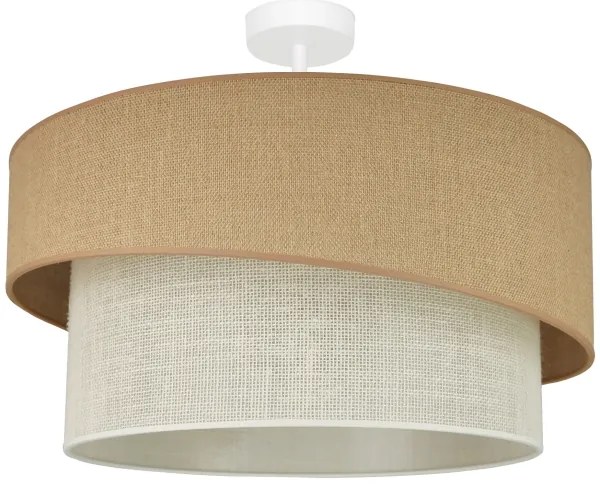 Brilagi - Lampadario SHINE 1xE27/15W/230V Ø50 cm beige/crema