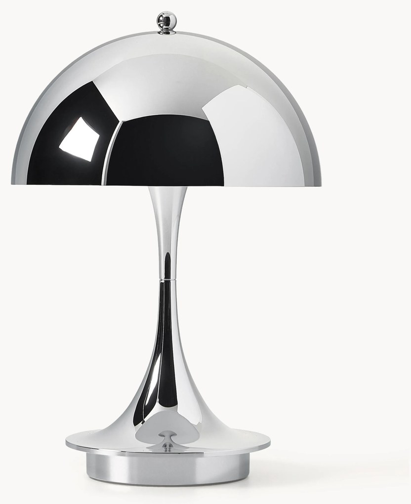 Lampada da tavolo portatile a LED con luce regolabile Panthella 160, Design Verner Panton