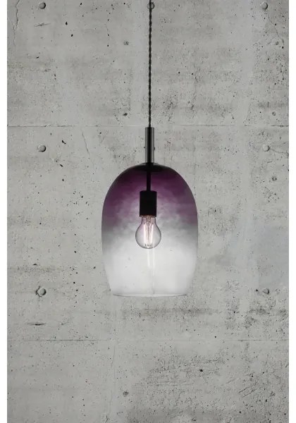 Nordlux - Lampada a sospensione con cavo UMA 1xE27/40W/230V Ø 23 cm nero/fumé