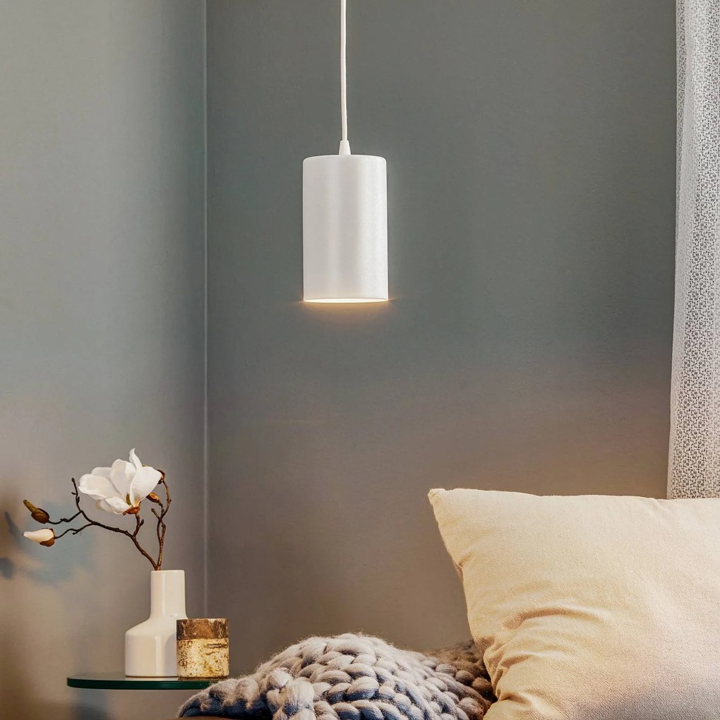 TEMAR LIGHTING Lampada a sospensione ZW Tube 170, a 1 luce, bianco
