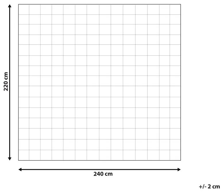 Piumino estivo poliestere bianco 220 x 240 cm ANNAPURNA Beliani