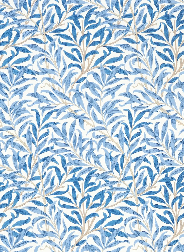 Morris & Co Carta da parati Simply Willow Boughs - Woad