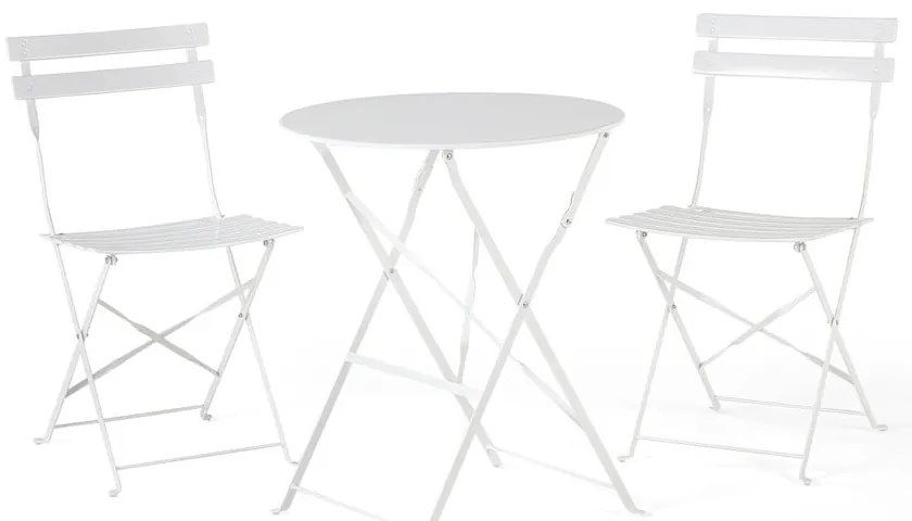 Set di mobili da giardino bianchi Retro - Bonami Essentials