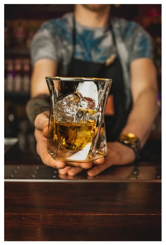 Bicchiere da whisky a doppia parete , 300 ml - Vialli Design