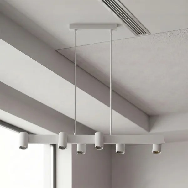 Brilagi - Lampadario a sospensione su cavo SELE 6xGU10/30W/230V bianco