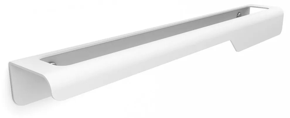 Koh-i-noor Piega 7504v portasciugamani 45 cm a muro in acciaio bianco opaco