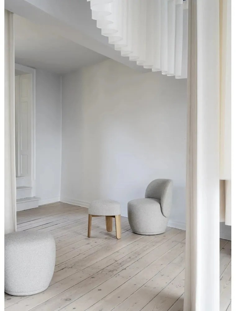 Divano bouclé grigio 137,5 cm Kuon - Blomus