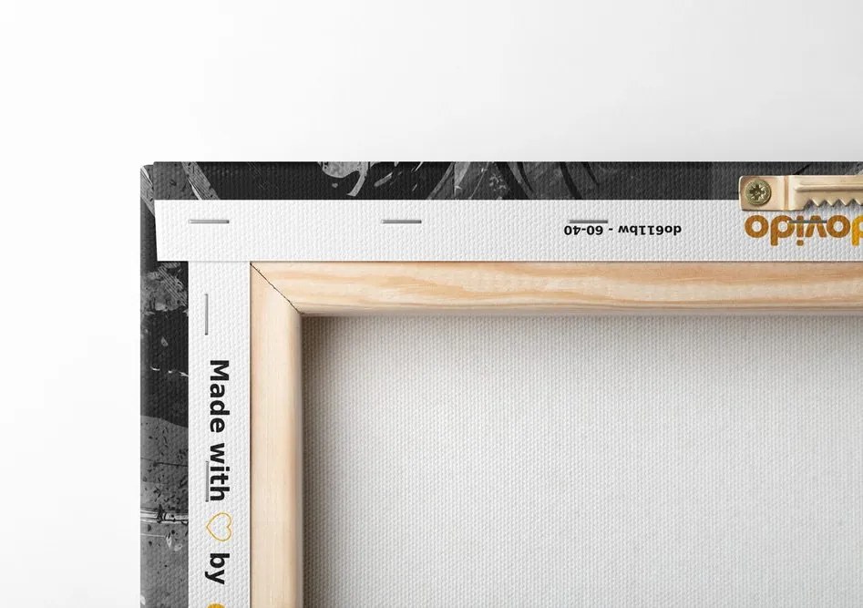 Stampa su tela – Teschio in bianco e nero