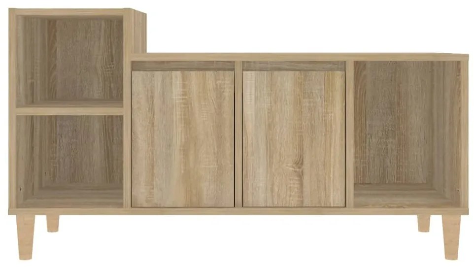 Mobile per tv rovere sonoma 100x35x55 cm legno multistrato