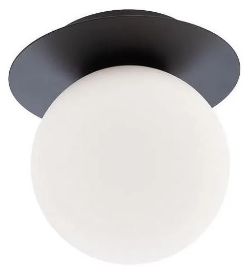 Redo 01-3129 - Plafoniera HAIKU 1xE14/28W/230V diametro 18 cm nero