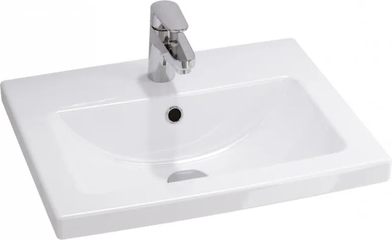 Cersanit K32-002-BOX - Lavabo da incasso COMO 40x50 cm ceramica/bianco lucido