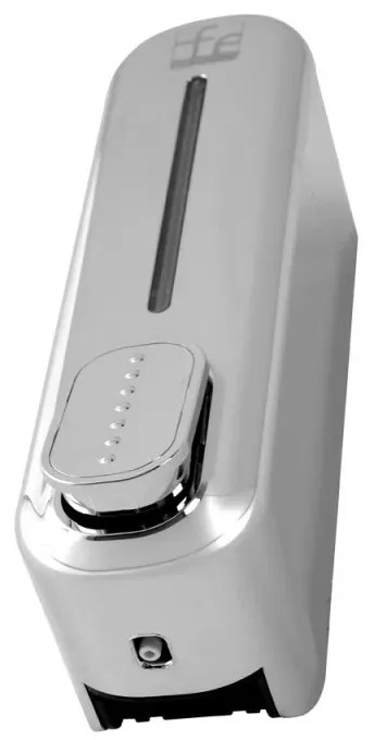 Dispenser sapone liquido a muro cromo da 350 ml con fissaggi inclusi