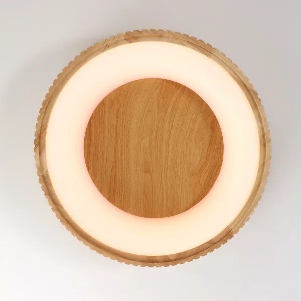 Brilagi - Plafoniera LED FALCON WOOD MODERN LED/30W/230V Ø 45 cm legno