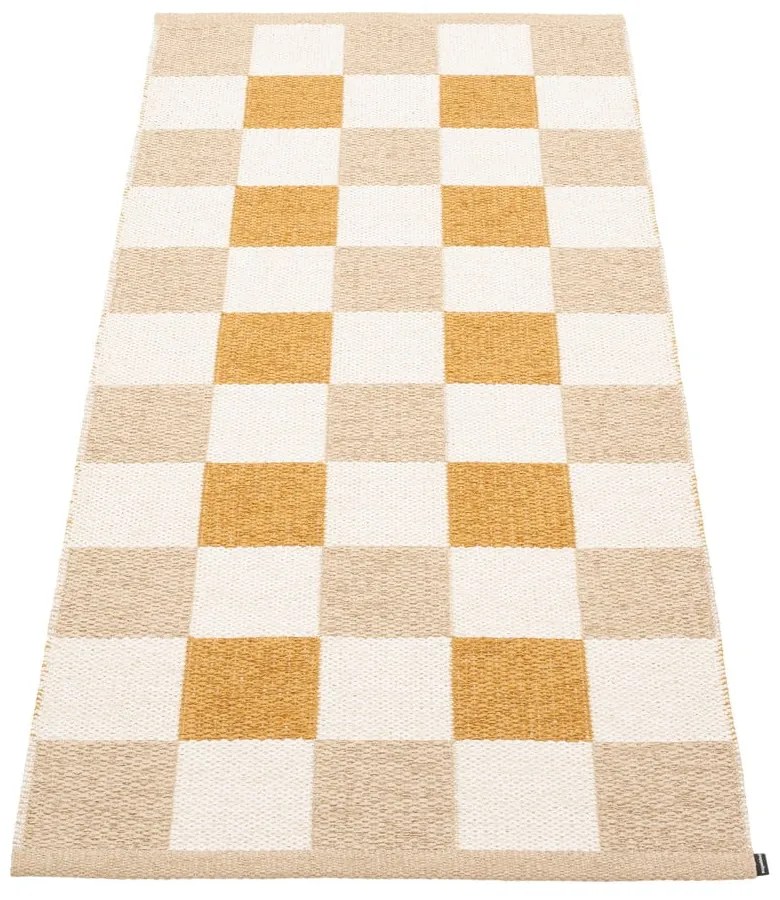 Passatoia da interno/esterno giallo ocra/beige 70x160 cm Pix Vanilla Ochre – Pappelina