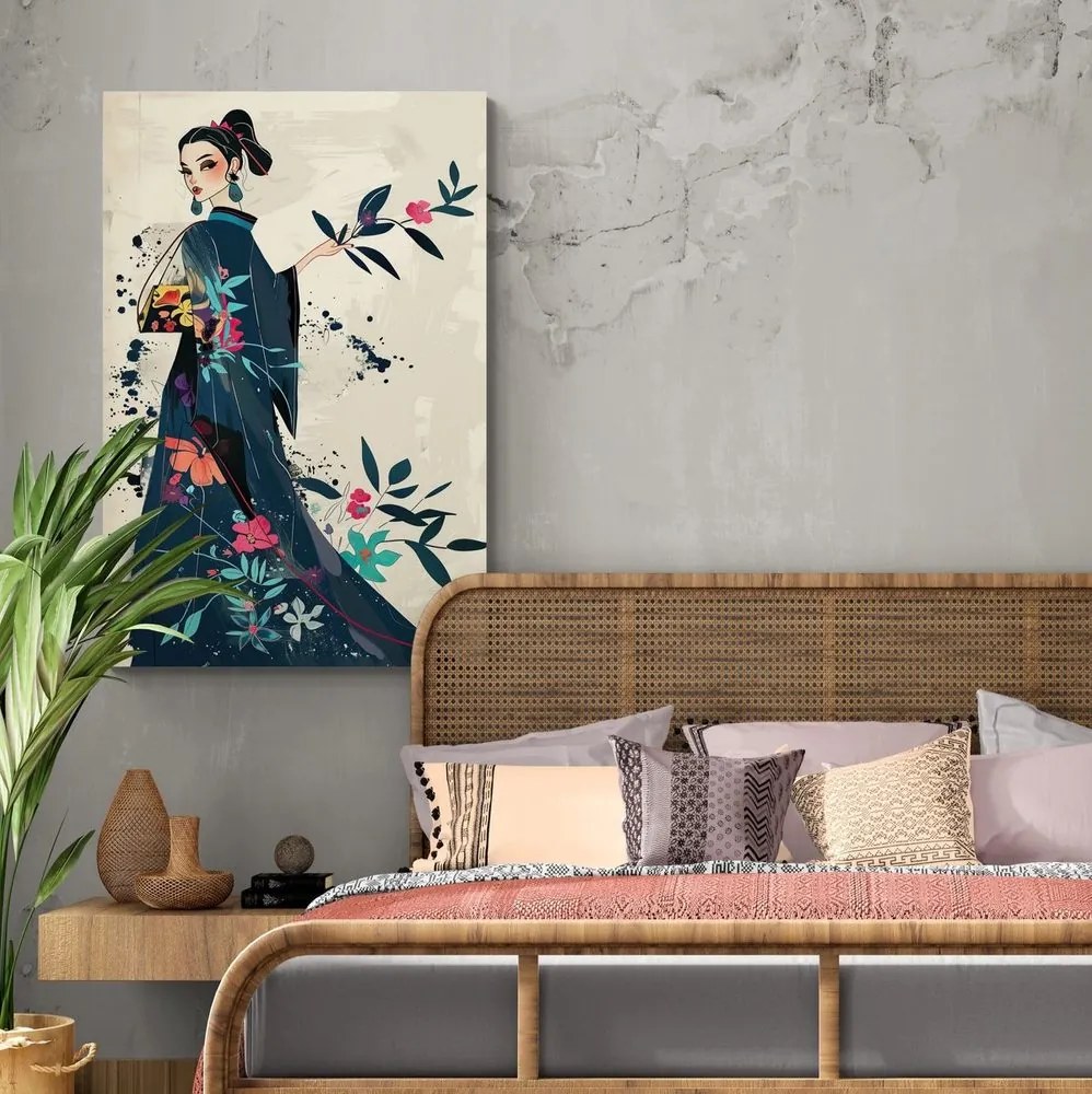 Stampa su tela – Japandi icona di moda