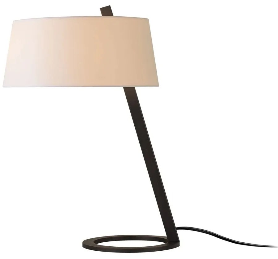 Lampada da tavolo bianco-nera (altezza 55 cm) Salihini - Opviq lights