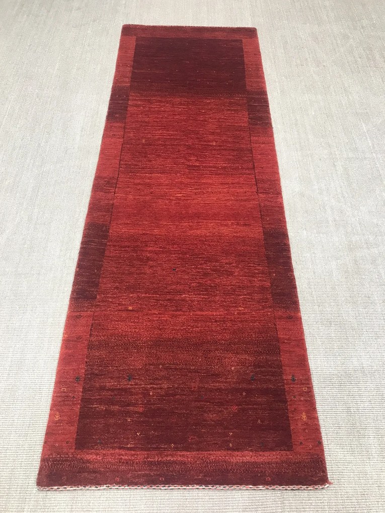 Loribaft Tappeto persiano 290 x 100 Rosso (Iran) Annodato A Mano