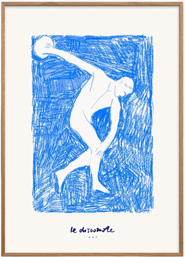 Stampa digitale incorniciata The Athlete