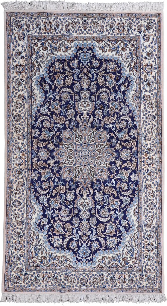 Nain Tappeto 220x120 (Iran) Annodato A Mano