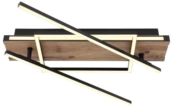 Globo 67299D3 - Plafoniera COLLI LED/40W/230V beige/nera