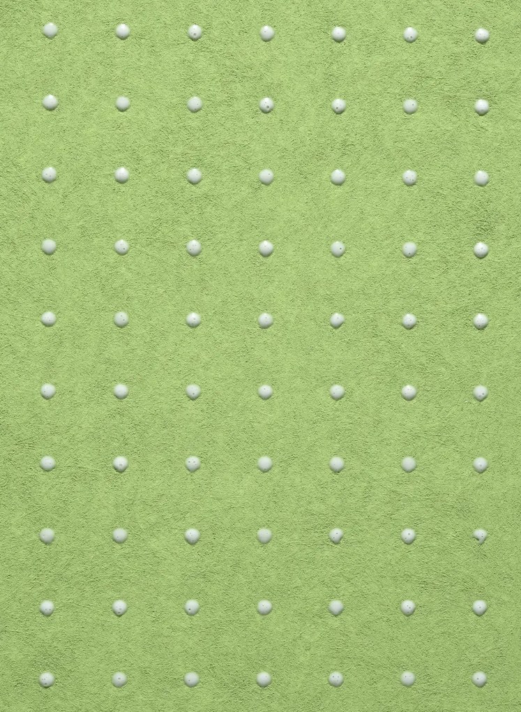 Arte International Carta da parati Dots - 31019 - Vernal Green