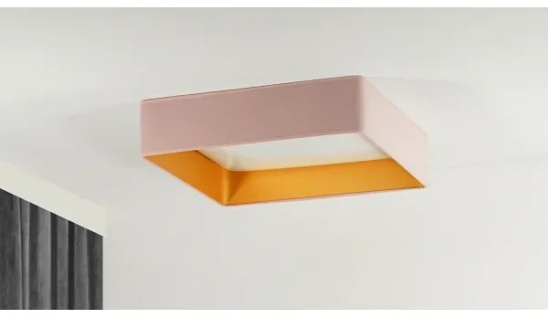 Brilagi - Lampada LED dimmerabile VELVET SQUARE LED/24W/230V + telecomando rosa