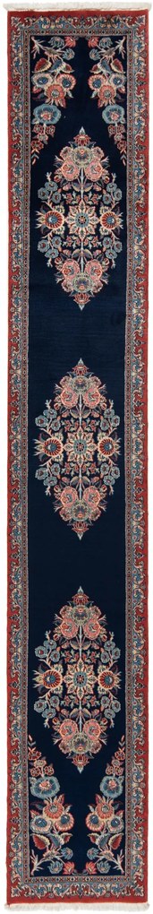 Ghom Tappeto persiano 390x60 (Iran) Annodato A Mano