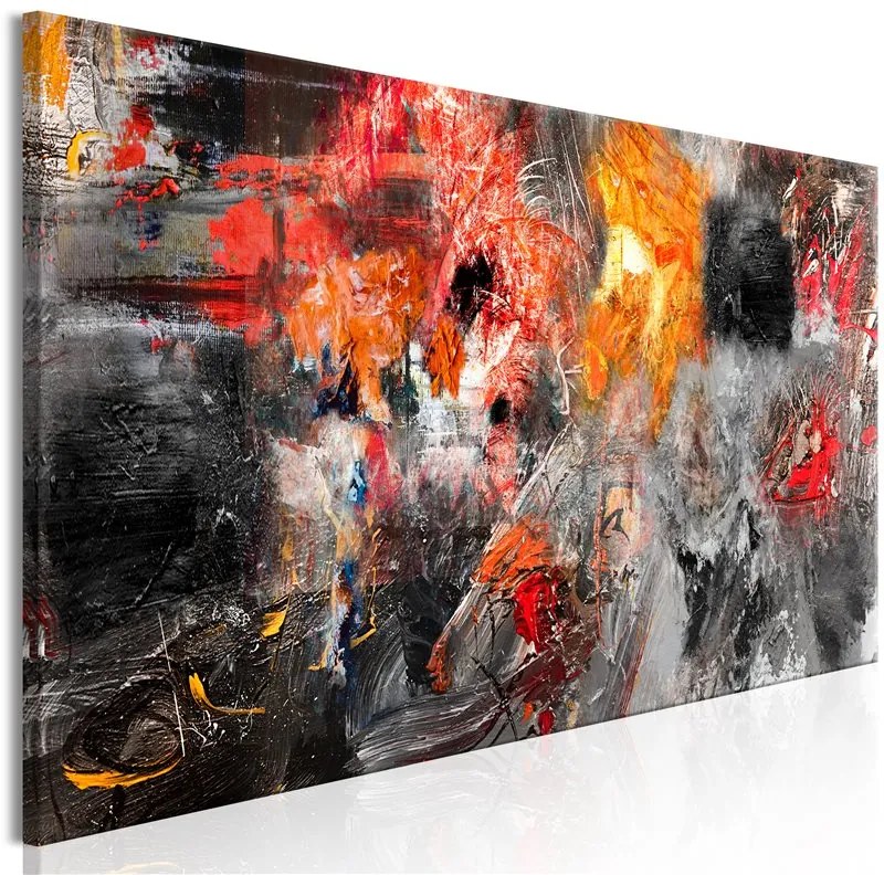 Quadro  Bloody Battle  Colore Rosso, Dimensioni e Misure 150x50