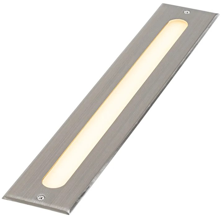 Faretto da incasso moderno in acciaio 50 cm con LED IP65 - Eline