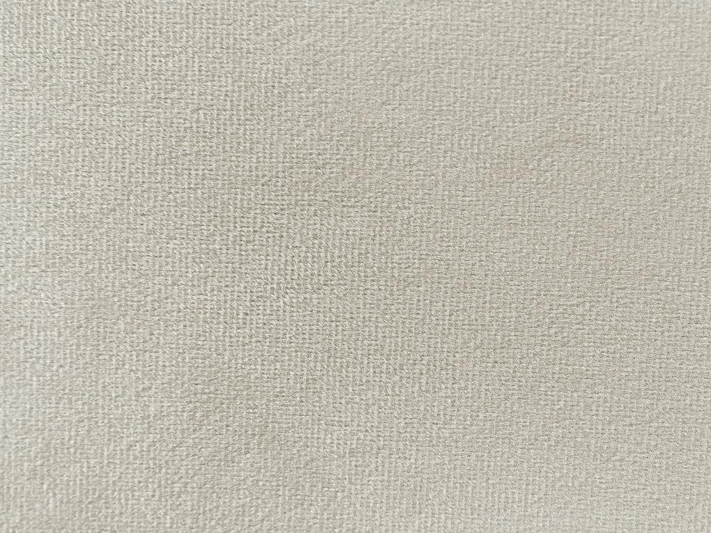 Letto contenitore velluto bianco sporco 180 x 200 cm VINCENNES Beliani