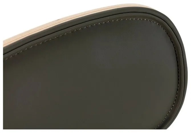 Set di sbagelli da bar verde scuro in imbottito 2 pz (altezza della seduta 65,5 cm) Saula – Marckeric