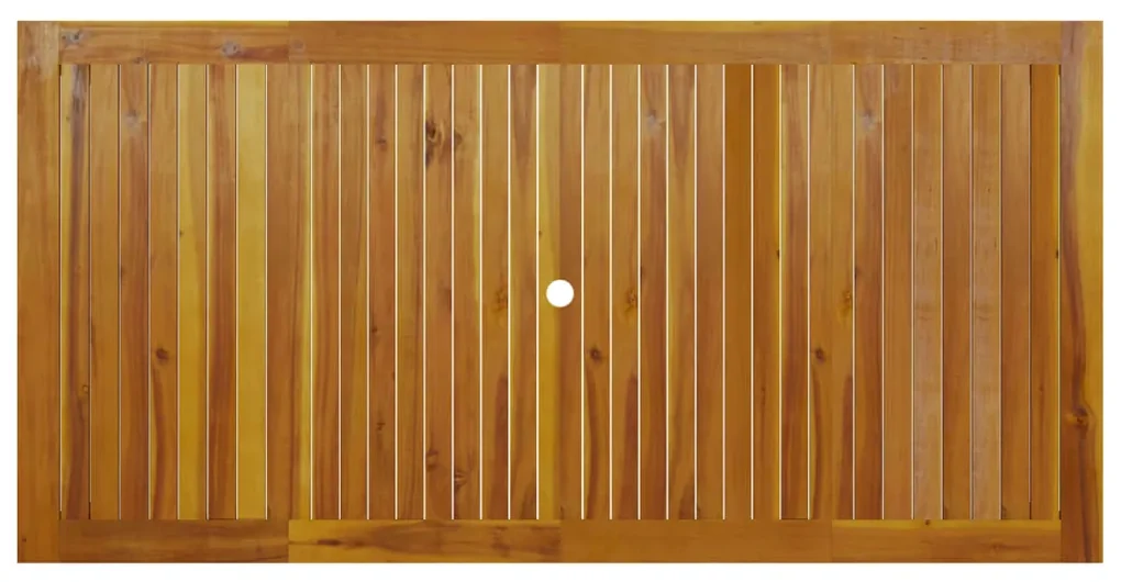Tavolo da giardino 200x100x74 cm in legno massello di acacia