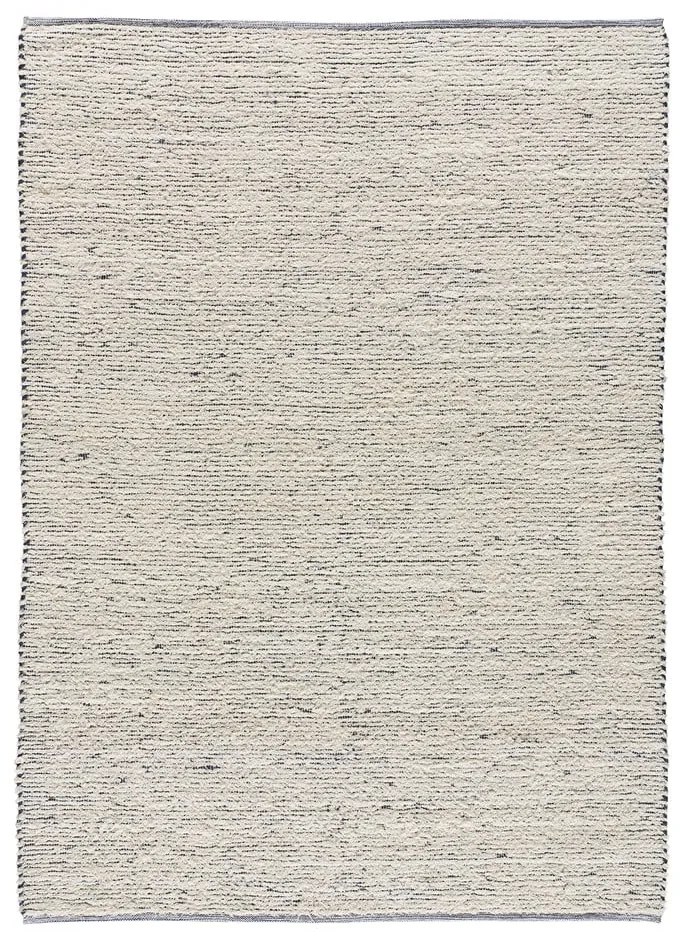 Tappeto color crema in cotone tessuto a mano 120x170 cm Reimagine – Universal