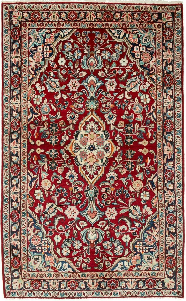 Hamedan Tappeto 130x210 (Iran) Annodato A Mano
