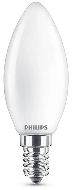 Lampadina LED 4,3W Vetro Fiamma (470lm) E14 - Philips