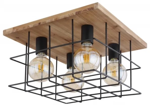 Globo 15530-4D - Plafoniera MERRIL 4xE27/60W/230V