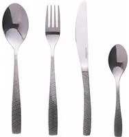 Set 24 posate in acciaio inox martellato Harlem