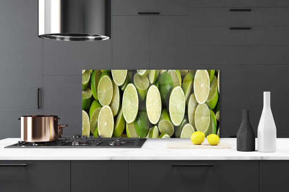 Pannello rivestimento parete cucina Lime. Cibo. Cucina 100x50 cm