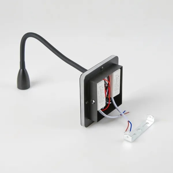 Brilagi - LED Lampada flessibile da muro MAYA Double LED/4W/230V + LED/3W nero