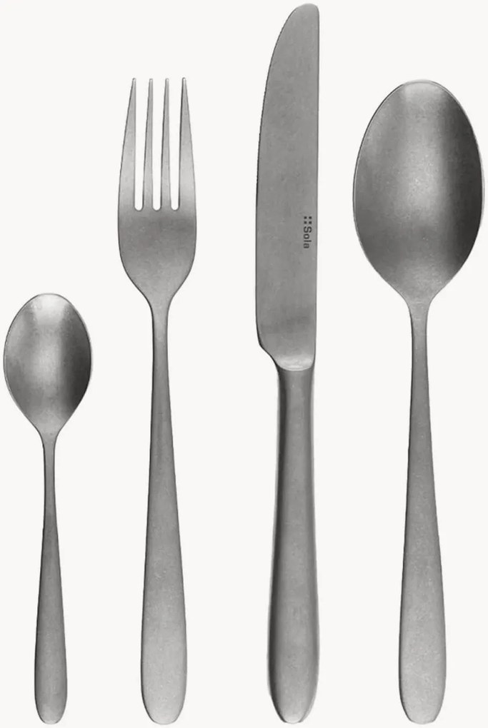 Set di posate Alpha Stone Wash, 6 persone (24 pz)