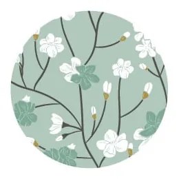 Scatole in set con coperchio verde chiaro in cartone 2 pz ø 37,5x25,5 cm Rut Paper Laminate – Bigso