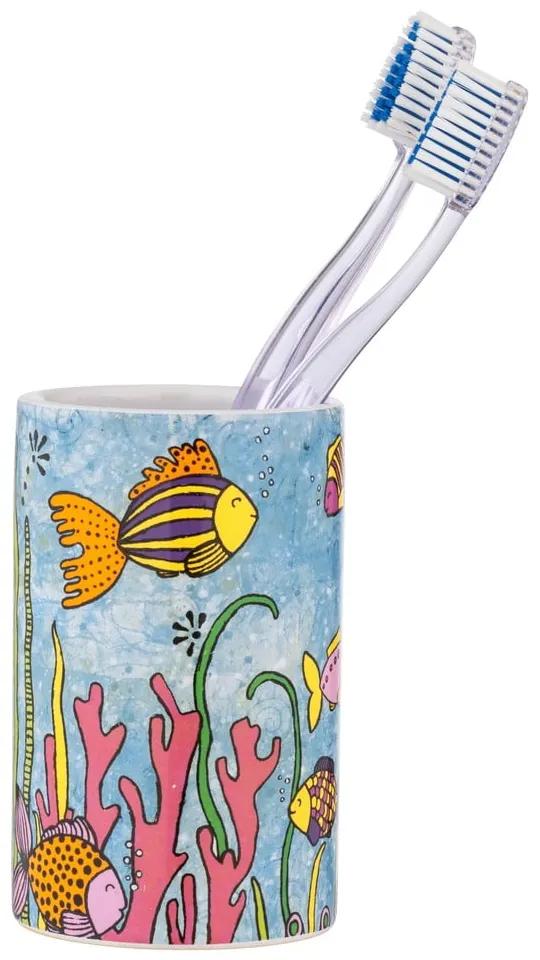 Tazza in ceramica per spazzolini da denti Rollin'Art Ocean Life - Wenko