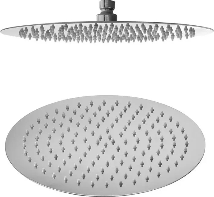 Set doccia incasso con braccio soffione e kit doccino acciaio cromo linea Sound