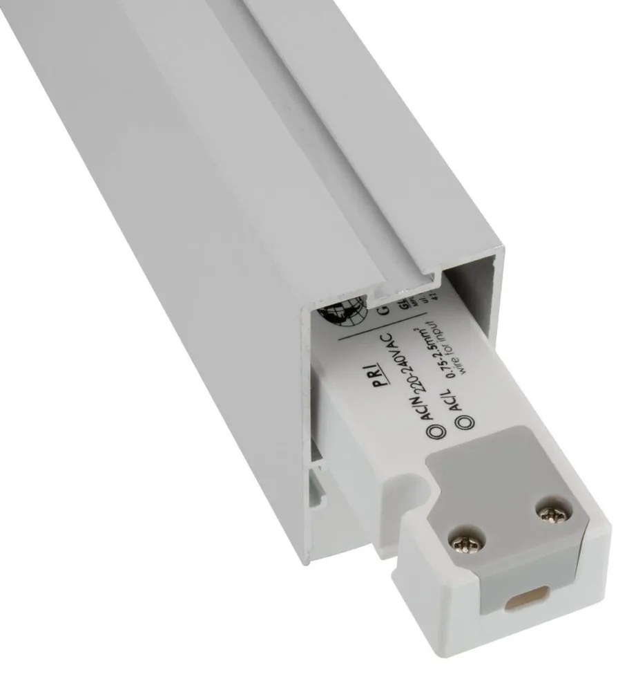 Profilo Lineare Alluminio a Sospensione per Striscia LED 1m e 2m Variante Lunghezza 2 Metri