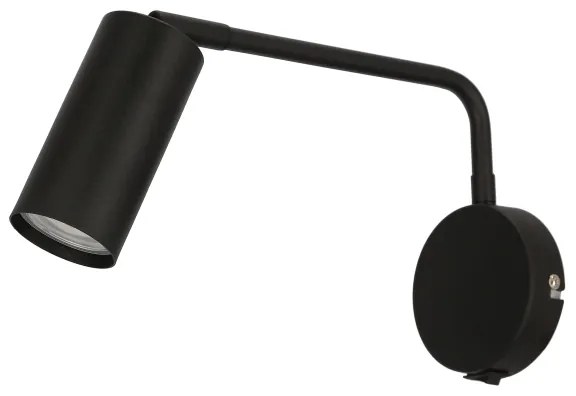 Lampada da muro  TINA 1xGU10/15W/230V nera