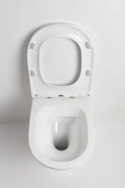 Vaso WC sospeso KERASAN norim, sedile escluso P 55 x L 36.5 cm bianco