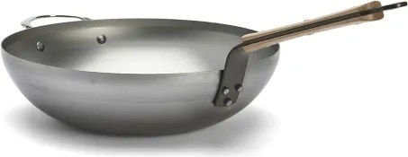De Buyer 5717.32 - Padella Wok MINERAL B BOIS 32 cm