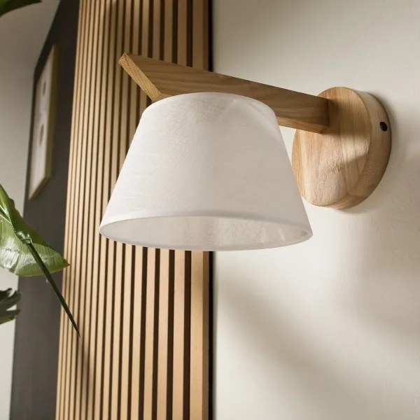 Lampada da parete ANTONIO 1xE14/40W/230V rovere