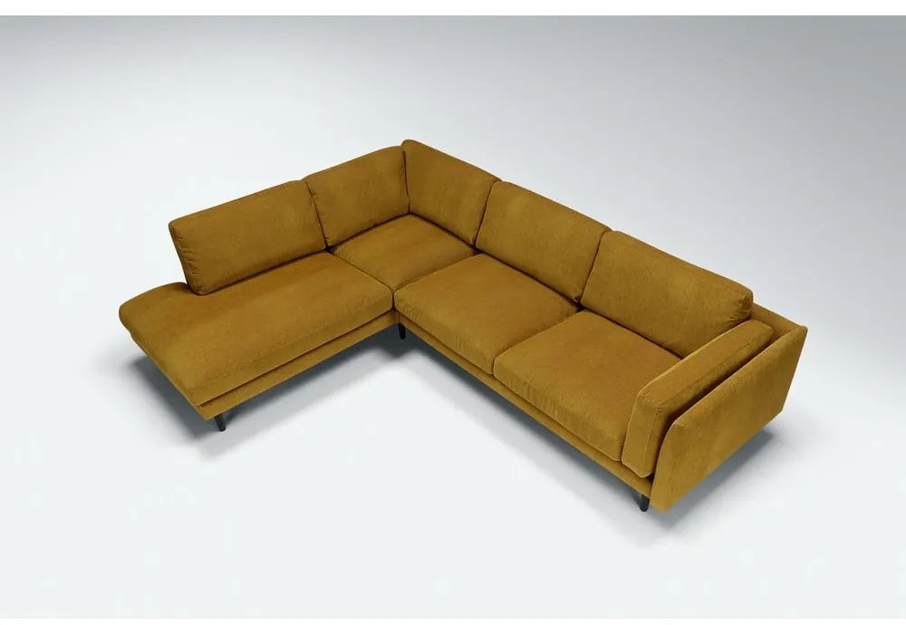 Divano angolare giallo scuro Sigge - Sits