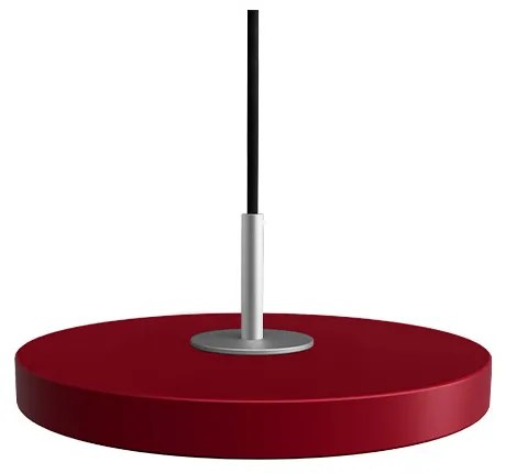 UMAGE - Asteria Micro Lampada a Sospensione Ruby Red/Steel Top UMAGE